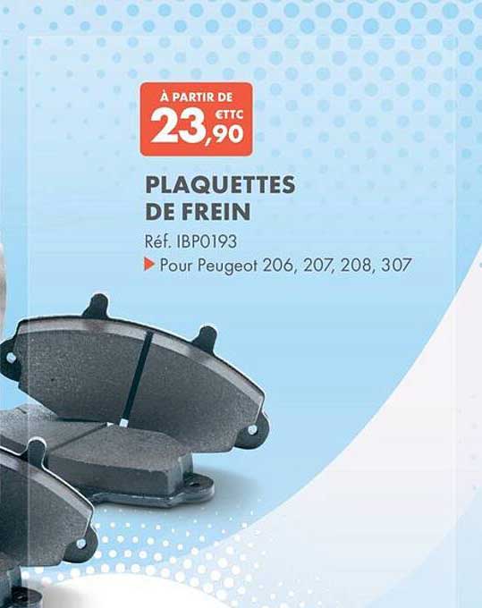 PLAQUETTES DE FREIN