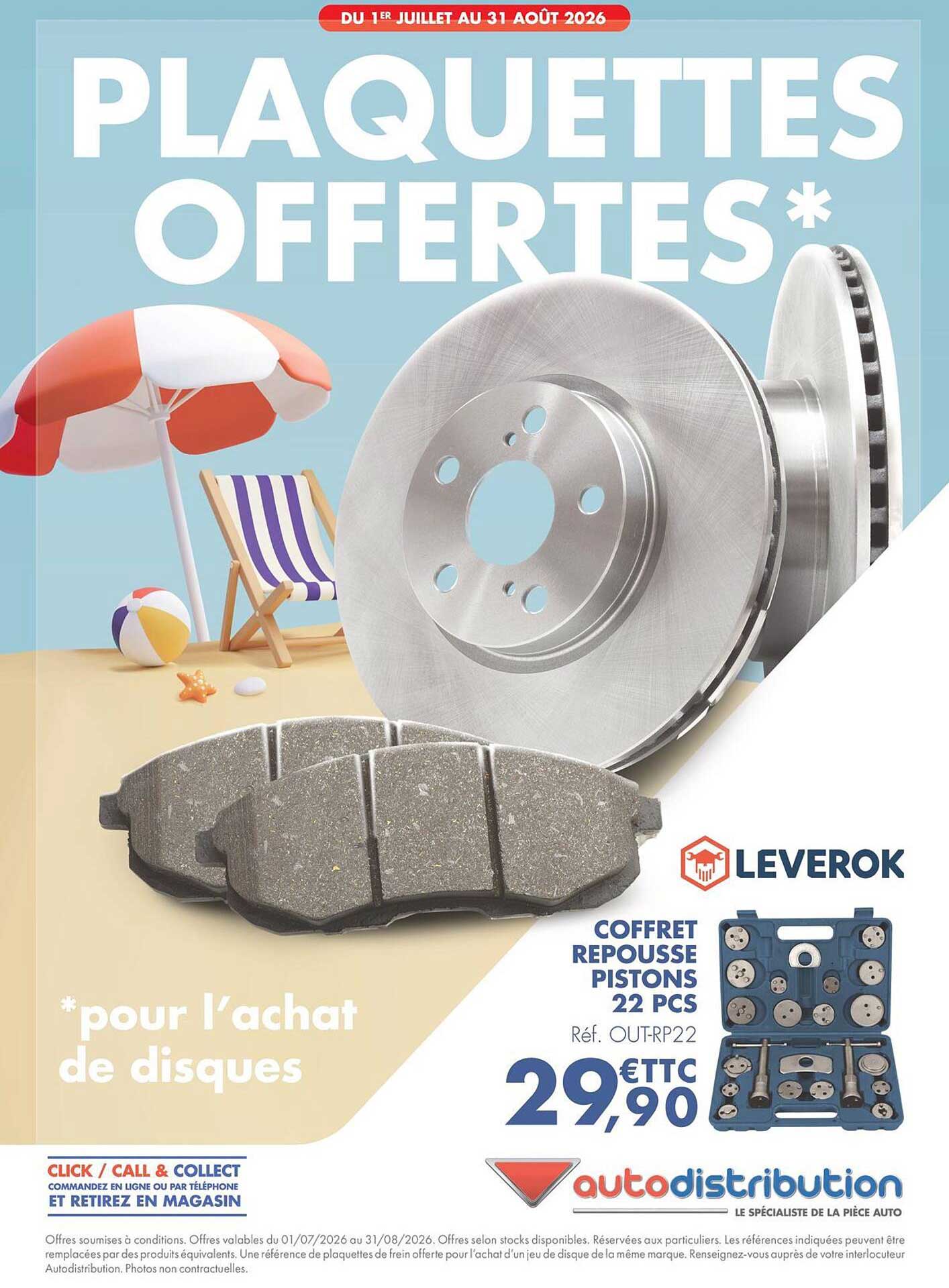 PLAQUETTES OFFERTES*