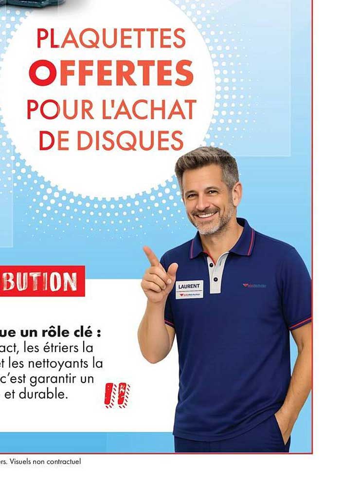 PLAQUETTES OFFERTES POUR L'ACHAT DE DISQUES