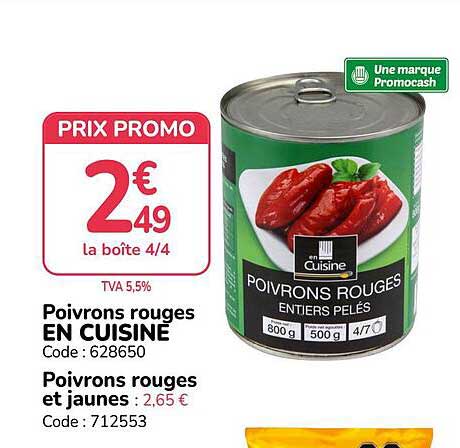 Poivrons rouges EN CUISINE