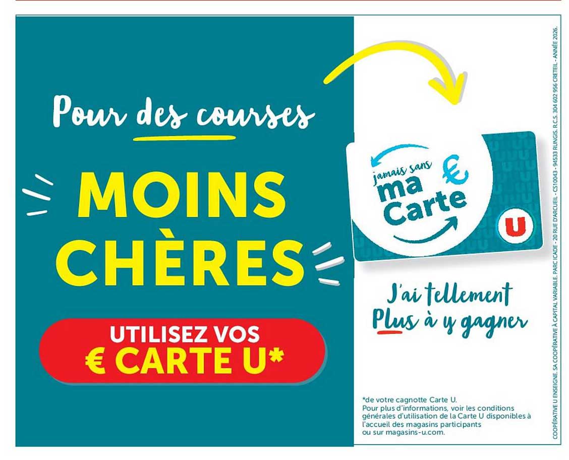 Pour des courses MOINS CHÈRES