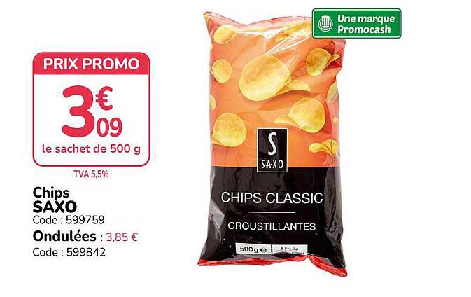 PRIX PROMO 3€09 le sachet de 500 g