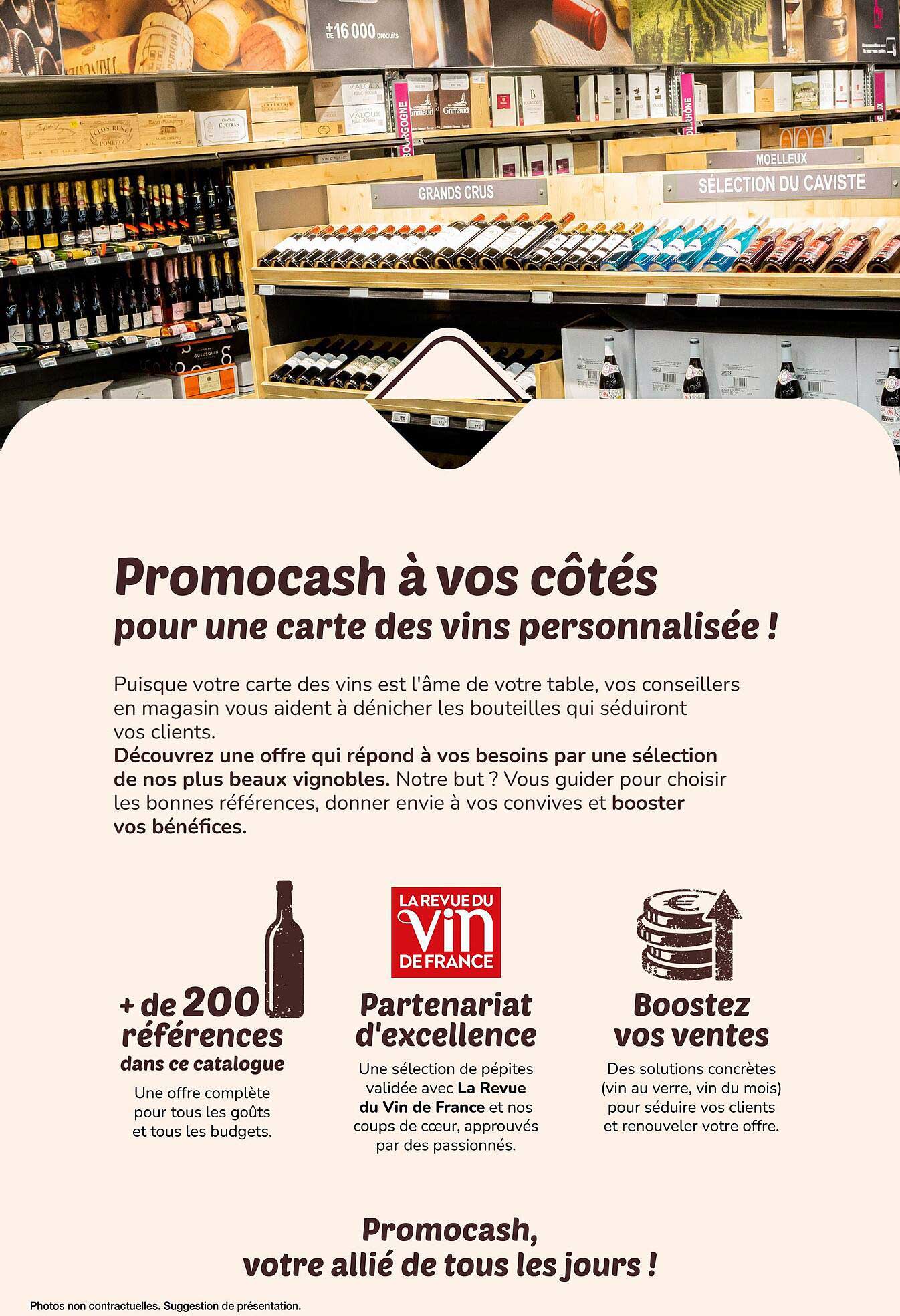 Promocash à vos côtés pour une carte des vins personnalisée !