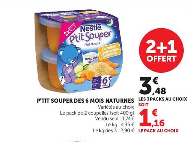 P'TIT SOUPER DES 6 MOIS NATURES