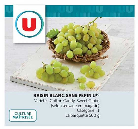 RAISIN BLANC SANS PEPIN U