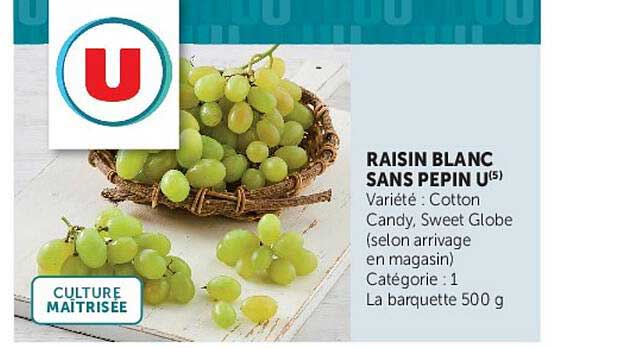 RAISIN BLANC SANS PEPIN U(5)