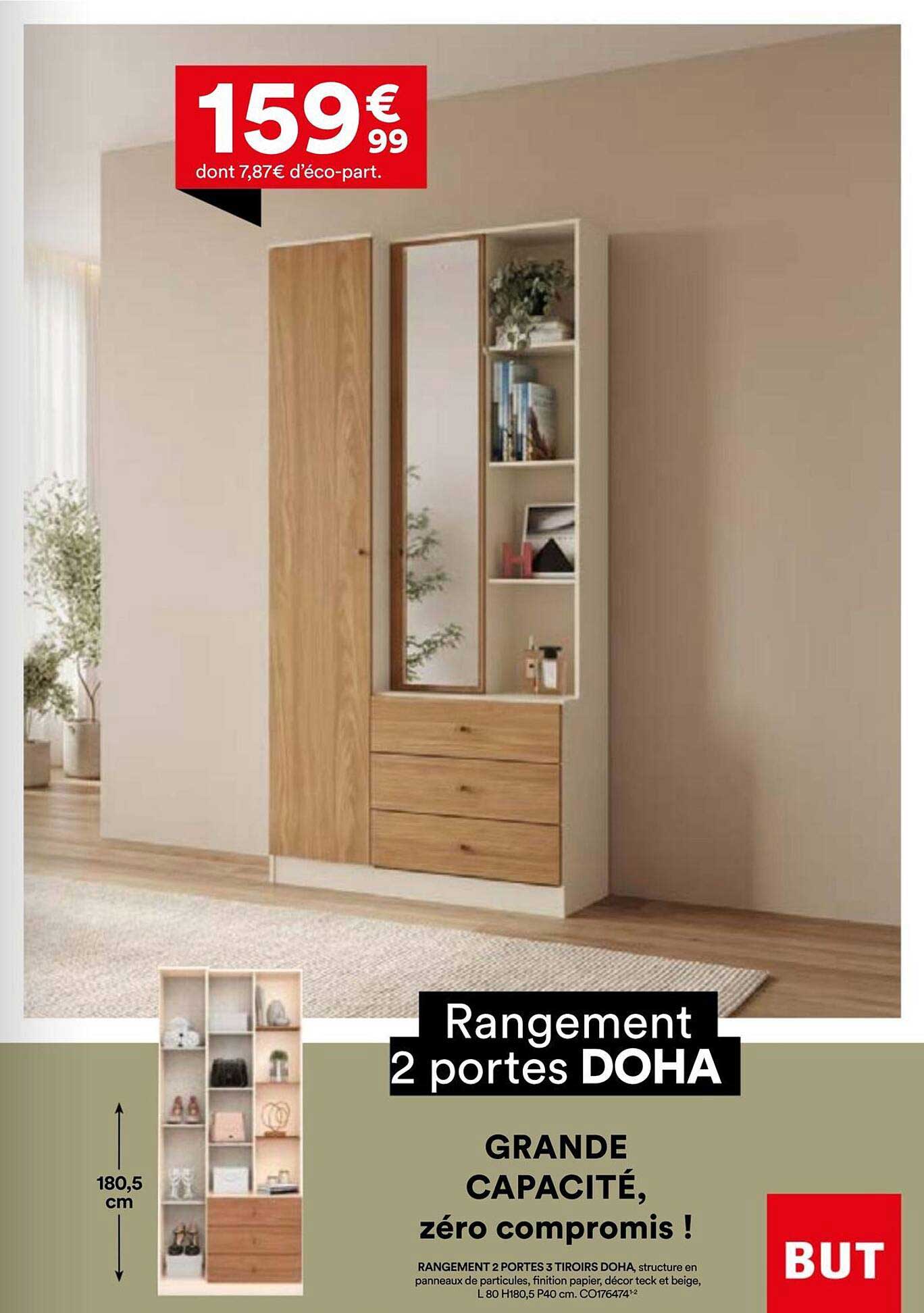 Rangement 2 portes DOHA