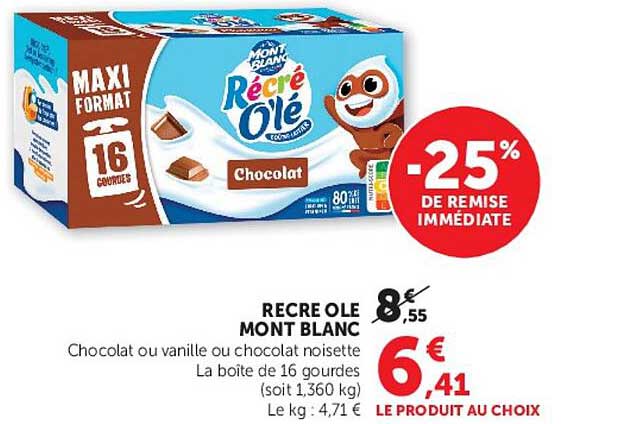 RECRE OLE MONT BLANC