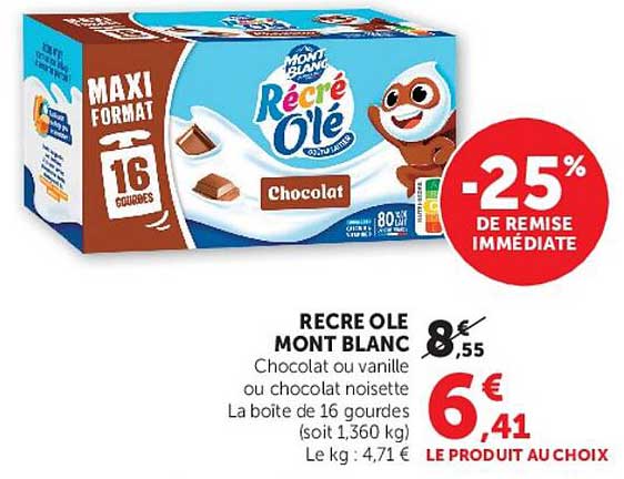 RECRE OLE MONT BLANC