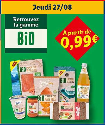 Retrouvez la gamme BIO