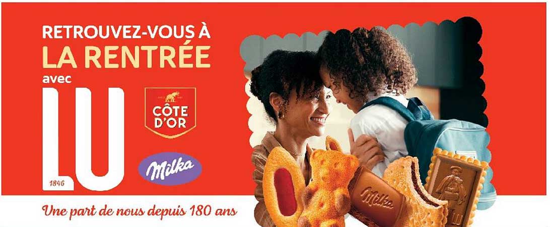 RETROUVEZ-VOUS À LA RENTRÉE avec LU CÔTE D'OR Milka
