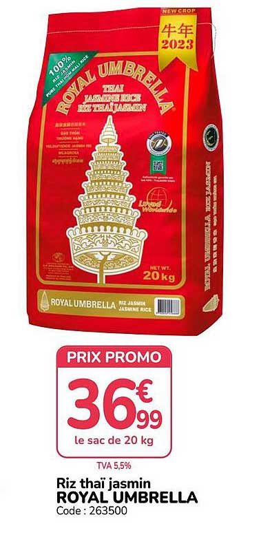 Riz thaï jasmin ROYAL UMBRELLA