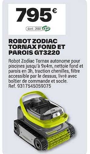 ROBOT ZODIAC TORNAX FONDE ET PAROIS GT3220