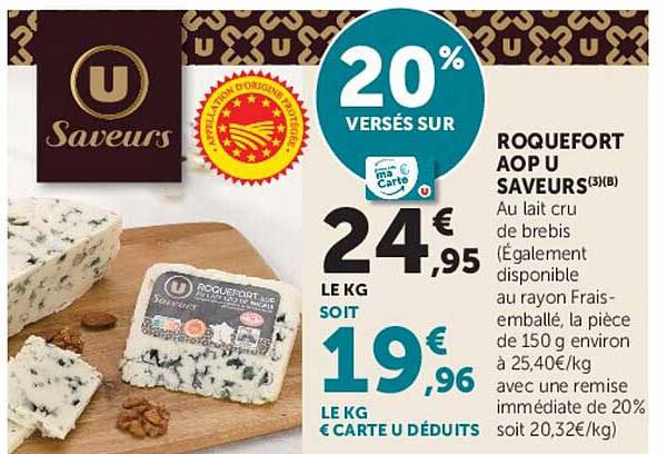 ROQUEFORT AOP U SAVEURS