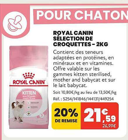 ROYAL CANIN SELECTION DE CROQUETTES - 2KG