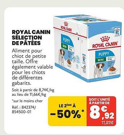 ROYAL CANIN SELECTION DE PÂTÉES