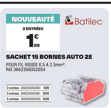 SACHET 15 BORNES AUTO 2E