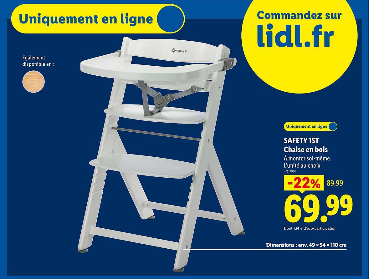 SAFETY 1ST Chaise en bois
