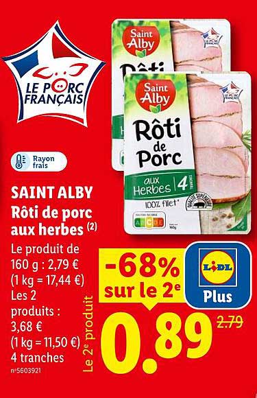 SAINT ALBY Rôti de porc aux herbes (2)