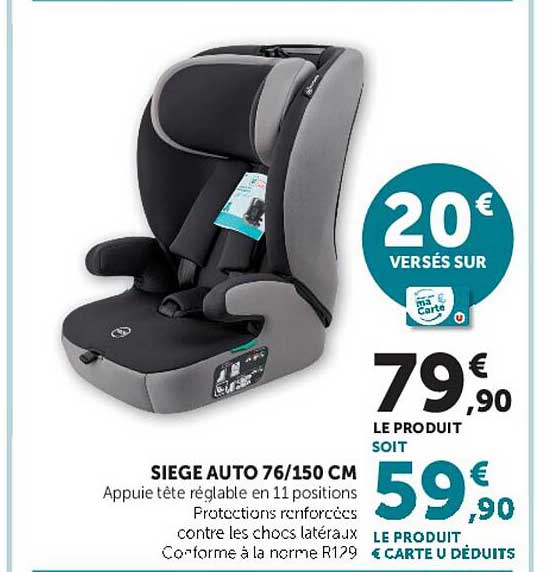 SIEGE AUTO 76/150 CM