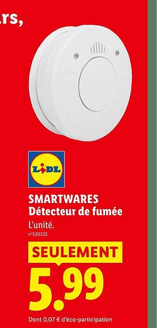 SMARTWARES Détecteur de fumée