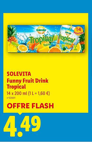 SOLEVITA Funny Fruit Drink Tropical