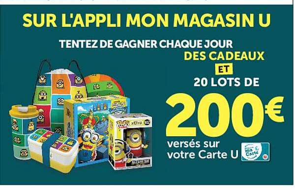 SUR L'APPLI MON MAGASIN U