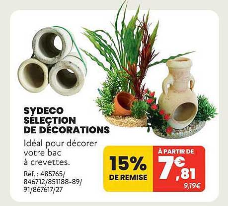 SYDECO SÉLECTION DE DÉCORATIONS
