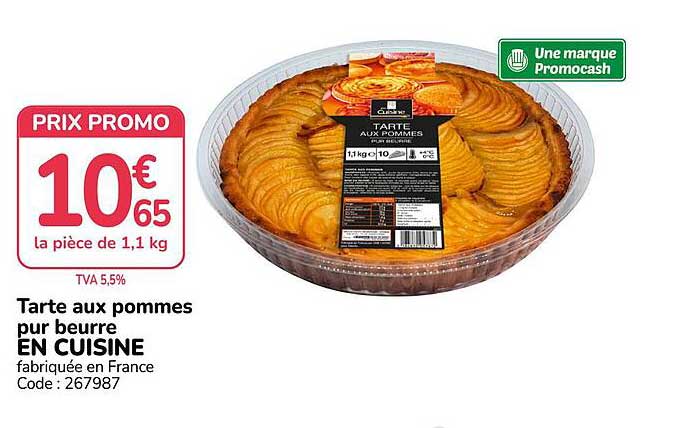 Tarte aux pommes pur beurre EN CUISINE