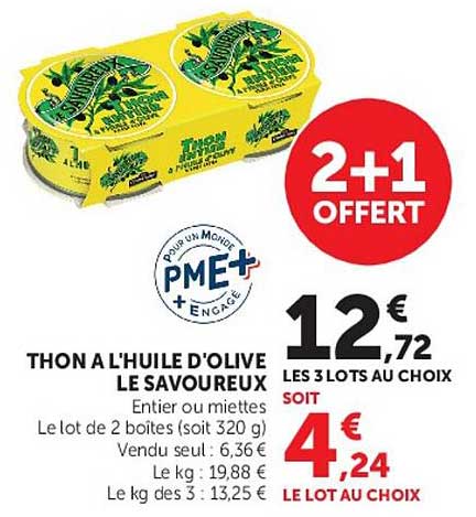THON A L'HUILE D'OLIVE LE SAVOUREUX