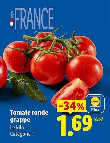Tomate ronde grappe