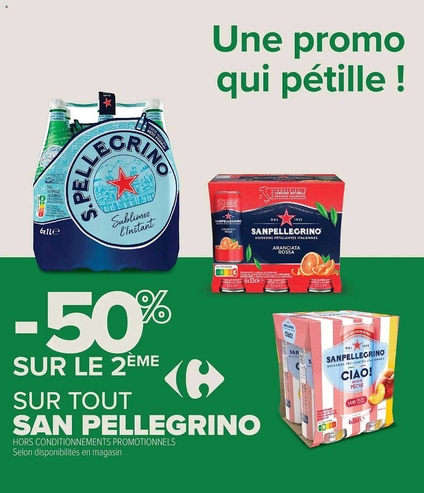 Une promo qui pétille !
