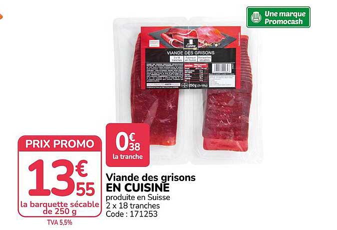 Viande des grisons EN CUISINE