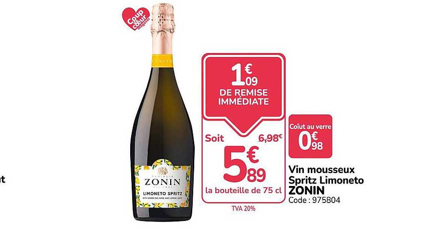 Vin mousseux Spritz Limoneto ZONIN