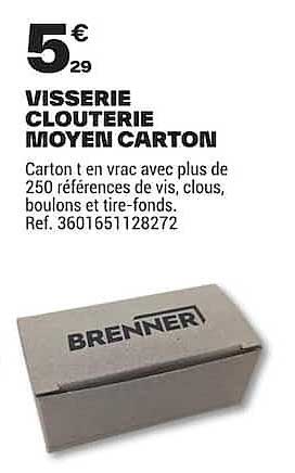 VISSERIE CLOUTERIE MOYEN CARTON