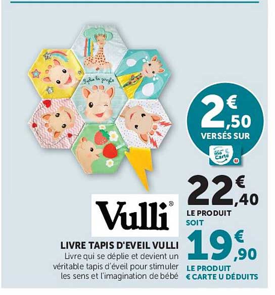 Vulli Livre Tapis d'Eveil Vulli