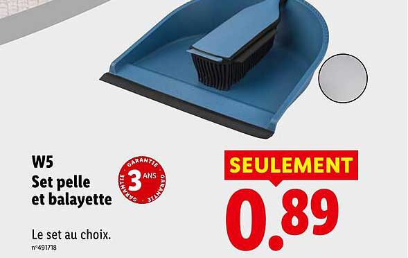 W5 Set pelle et balayette