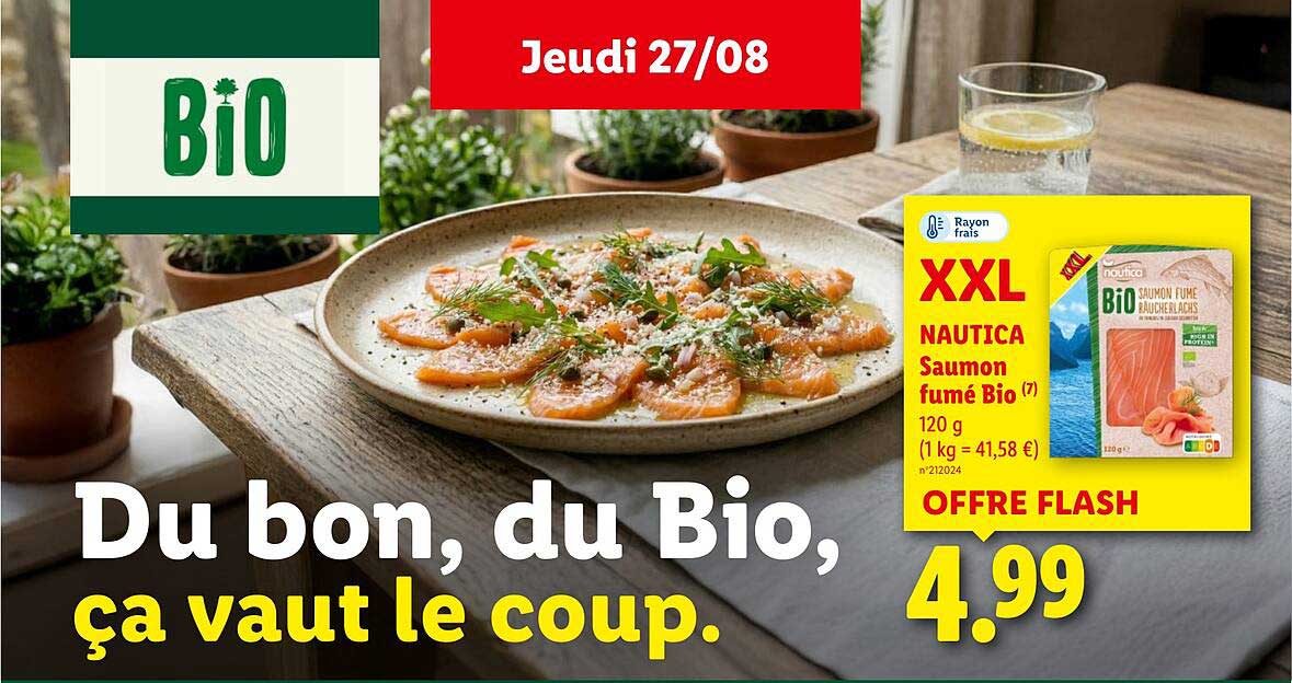 XXL NAUTICA Saumon fumé Bio