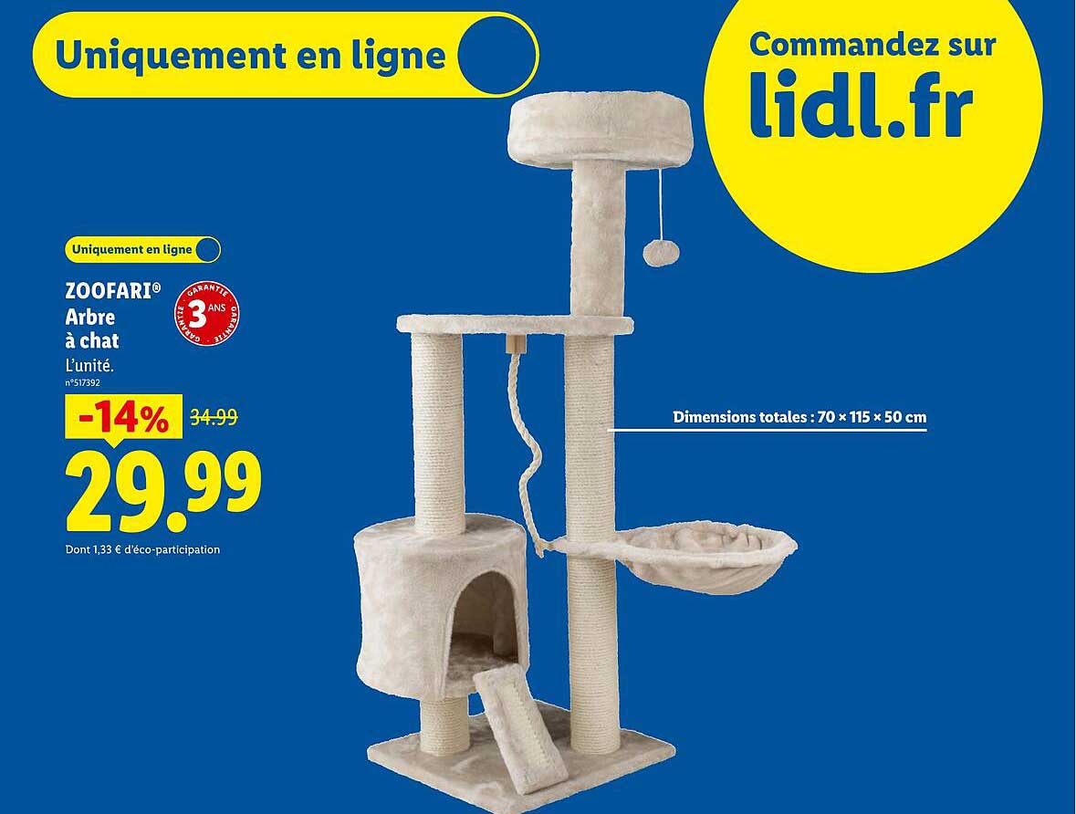 ZOOFARI® Arbre à chat