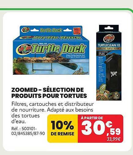ZOOMED – SÉLECTION DE PRODUITS POUR TORTUES