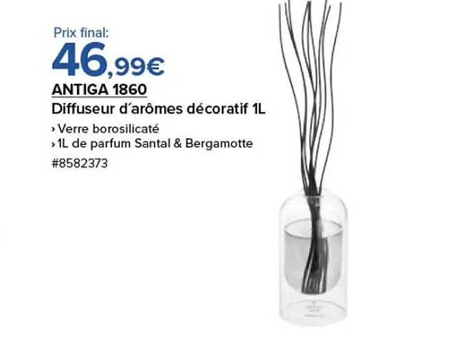 ANTIGA 1860 Diffuseur d’arômes décoratif 1L