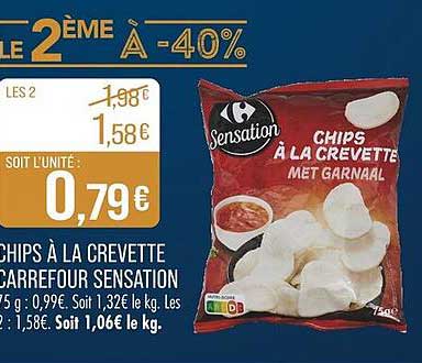 Chips à la crevette