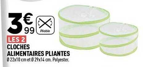 CLOCHES ALIMENTAIRES PLIANTES