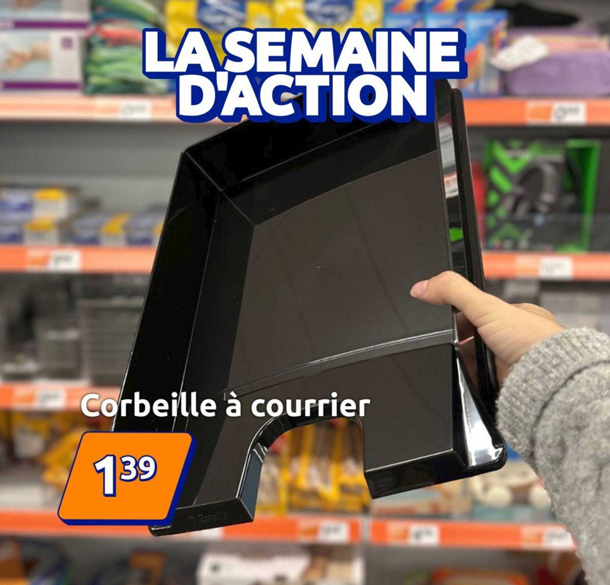 Corbeille à courriers