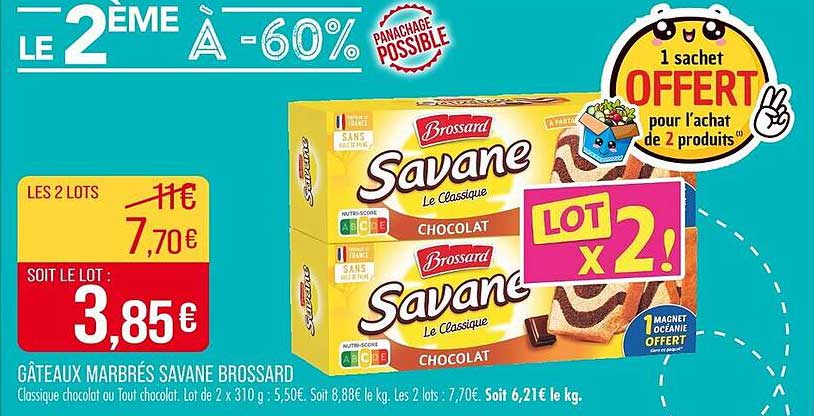 GÂTEAUX MARBRÉS SAVANE BROSSARD