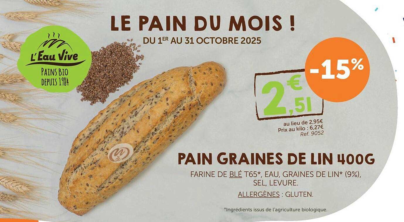 LE PAIN DU MOIS !