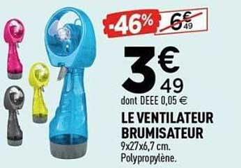 LE VENTILATEUR BRUMISATEUR