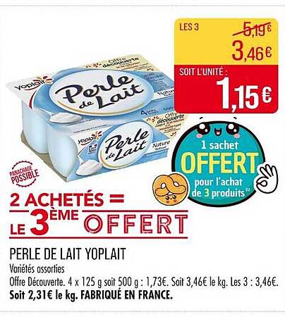 PERLE DE LAIT YOPLAIT