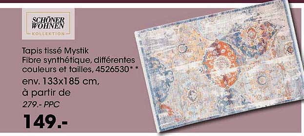 Tapis tissé Mystik