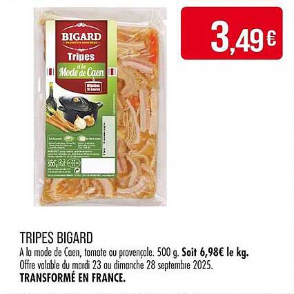 TRIPES BIGARD